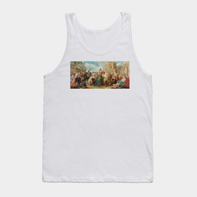 The Triumph of Mordecai by Jean-Francois de Troy Tank Top by Classic Art Stall